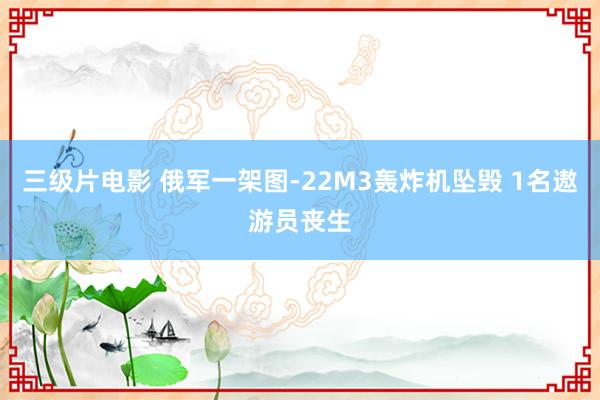 三级片电影 俄军一架图-22M3轰炸机坠毁 1名遨游员丧生
