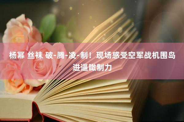 杨幂 丝袜 破-腾-凌-制！现场感受空军战机围岛进逼瞰制力