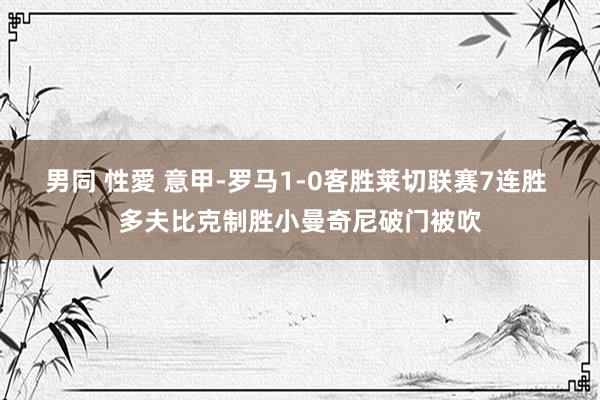 男同 性愛 意甲-罗马1-0客胜莱切联赛7连胜 多夫比克制胜小曼奇尼破门被吹
